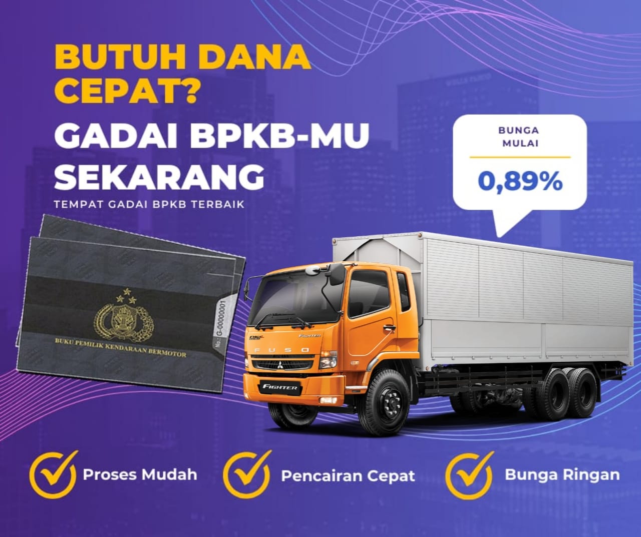 Kredit Jaminan Bpkb Mobil Truck Mitsubishi Fn Dapat Dana Berapa? Seperti Ini Simulasinya